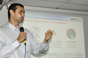 Juan Cisneros presentó la aplicación OVI en las Jornastec 2016
