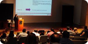 La actividad se realizó en el auditorio “Tobías Lasser” de la Facultad de Ciencias de la Universidad Central de Venezuela
