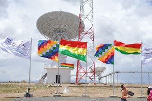 Hace un mes las operaciones del satélite Túpac Katari pasaron a entera responsabilidad de personal boliviano