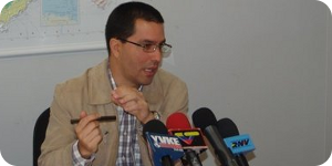 Jorge Arreaza, vceministro de Desarrollo Científico y Tecnológico del MCTI