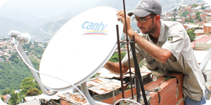 El satelite Simón Bolívar ofrece ahora televisión satelital