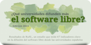 Universidades españolas que apoyan el Software Libre en 2013