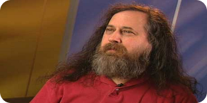 El fundador del movimiento del Software Libre, Richard Stallman