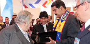El stand fue visitado por el presidente venezolano, Nicolás Maduro, y sus homólogos de Bolivia y Uruguay