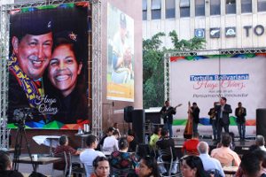 La actividad se desarrolló en el marco del natalicio 61 del líder de la Revolución, Hugo Chávez. Foto: Bruno García