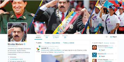 El presidente venezolano interactúa con usuarios de todo el mundo a través de sus cuentas en Facebook y Twitter
