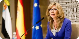 Cristina Teniente, vicepresidenta de la Junta de Extremadura.