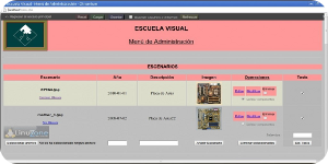 Escuela Visual, una aplicación web y Software Libre para la docencia