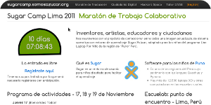 Sugar Camp Lima 2011 - Maraton de Trabajo Colaborativo