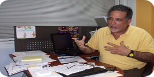 Robinson Romero, jefe de Bienes y Servicios