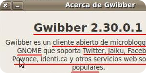 Reune tus redes sociales en SL con Gwibber