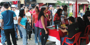 Registro del evento continúo