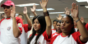 Brigada de estudiantes fueron juramentados