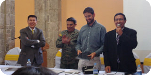 Villavicencio explicó que el proyecto ALBA es un sistema libre de Gestión Educativa, abierto a la participación de las comunidades, desarrollado de manera modular