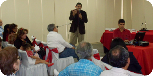 José Luis Berroterán, presidente Oncti, realizó conversatorio a los diferentes actores del sistema de ciencia y tecnología