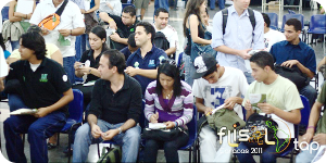 Estudiantes universitarios estuvieron presentes en la UBV