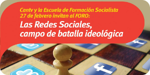 Cantv analizará en foro Las redes sociales como campo de batalla ideológica