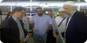 El ministro del Poder Popular para Ciencia, Tecnología e Innovación, Jorge Arreaza junta al presidente de Síragon, Passam Yusef