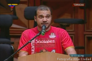 Wesley Casador, vocero popular de Brasil, expuso a los ministros las propuestas
