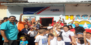 Los habitantes de Chacantá celebraron el importante logro tecnológico