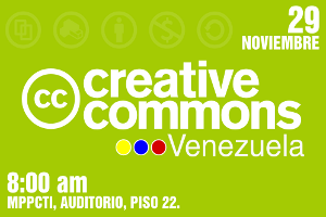 Este 29 de noviembre se publicarán las Licencias Creative Commons venezolanas