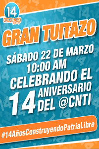 El tuitazo comenzará mañana sábado a las 10:00 de la mañana