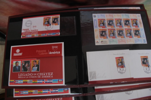 Estampillas en homenaje al Lider Eterno, que corresponde a la serie postal América: Próceres y Lideres