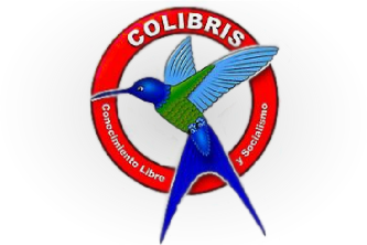 Logo de conocimiento libre para el socialismo (colibris)