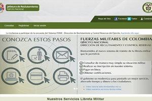 Trámites para la libreta militar serán por Internet