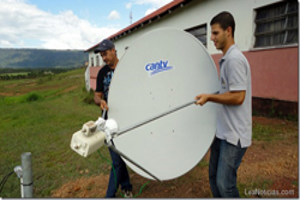 Poder Popular merideño se prepara para instalar antenas de Cantv Tv Satelital