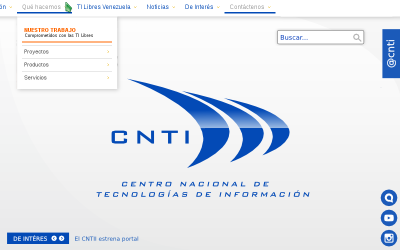 El portal fue desarrollado en Software Libre