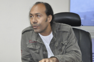 Héctor Colina, miembro de la cooperativa Hoatzin