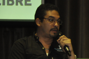 Joan Espinoza, de la Comunidad de Hardware Libre