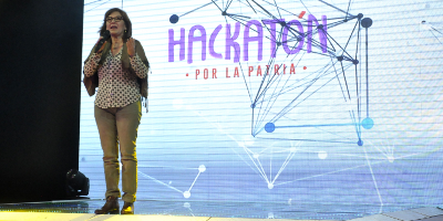 Jacqueline Faría, presidenta de Movilnet, colocó las necesidades de Movilnet a la orden del Hackatón por la Patria