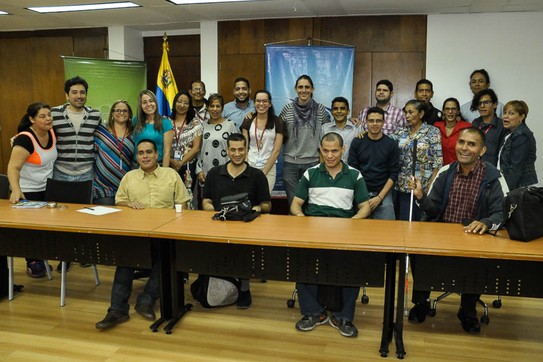 Mini Cayapa Canaima de Tecnologías Asistivas con Comunidades de personas con discapacidad visual