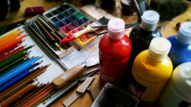 painting draw pencils pens